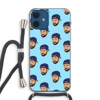 Drake Away: iPhone 12 mini Transparant Hoesje met koord
