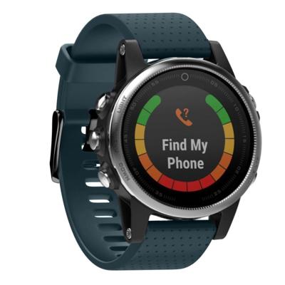 Snelle verwijderbare siliconen polsband voor fenix 5S 20mm (marineblauw)