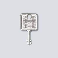 Siedle 210007019-00 Montageaccessoire voor Accessoires voor deurintercom Zilver - thumbnail