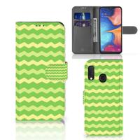 Samsung Galaxy A20e | Telefoon Hoesje | Waves Green