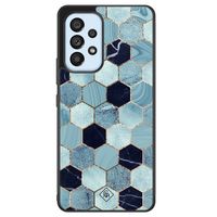 Samsung Galaxy A53 hoesje - Blue cubes - thumbnail