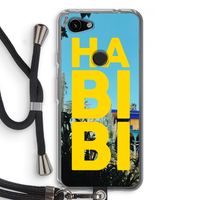 Habibi Majorelle : Pixel 3a Transparant Hoesje met koord
