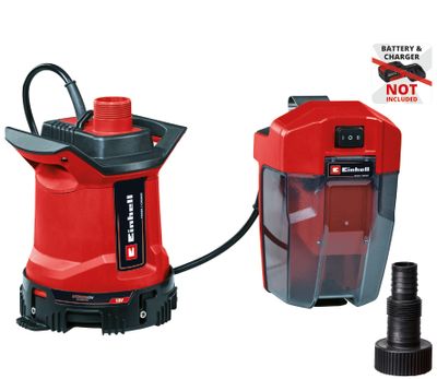 Einhell GE-DP 18/25 LL Li Solo - Accu Vuilwaterpomp | 18V | 7000 L/h | Zonder accu&apos;s en lader - 4181590 4181590
