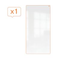 Nobo Move & Meet whiteboard paneel, ft 180 x 90 cm, met oranje kader - thumbnail