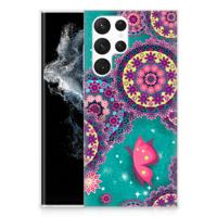 Samsung Galaxy S22 Ultra | Hoesje maken | Cirkels en Vlinders