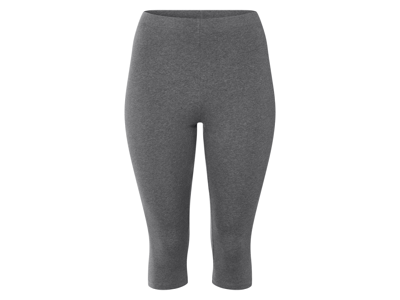 esmara Dames capri legging - plus size (Grijs, 3XL (56/58))