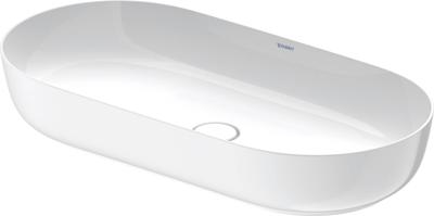 Duravit Luv ovale waskom incl. plug 80x40cm wit WonderGliss