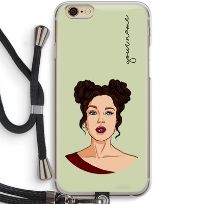 Pop-Art Creator: iPhone 6 / 6S Transparant Hoesje met koord