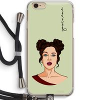 Pop-Art Creator: iPhone 6 / 6S Transparant Hoesje met koord