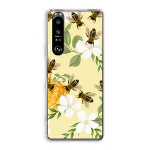 No flowers without bees: Sony Xperia 1 III Transparant Hoesje
