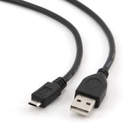 Gembird CCP-MUSB2-AMBM-1M USB-kabel USB 2.0 Micro-USB B USB A Zwart - thumbnail