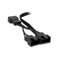 Y-kabel PC-ventilator [1x PC-ventilatorbus 4-polig - 3x PC-ventilatorbus 4-polig] 0.35 m Zwart Kolink - thumbnail