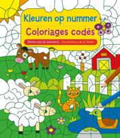 Dieren van de boerderij - Kleuren op nummer / Les animaux de la ferme - Coloriages codés (Paperback)