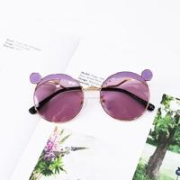 Mode Kids muis vorm zonnebril kinderen Tint Lens Ultraviolet-proof gepolariseerde Sunglasses(Purple)
