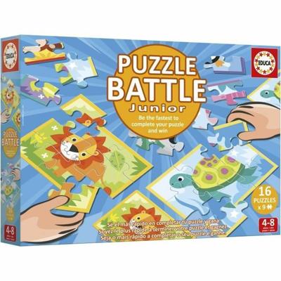 Puzzel Educa Battle Jr Animales 144 Onderdelen