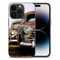 iPhone 15 Pro Silicone Back Case Vintage Auto