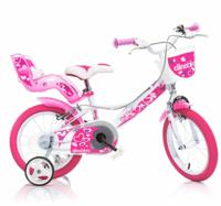 Dino Bikes 8006817902478 fiets Stadsfiets 40,6 cm (16") Roze, Wit