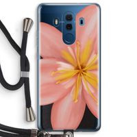Pink Ellila Flower: Huawei Mate 10 Pro Transparant Hoesje met koord