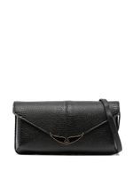 Zadig&Voltaire pochette Borderline en cuir - Noir - thumbnail