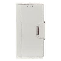 Samsung Galaxy A72 hoesje - Bookcase - Pasjeshouder - Portemonnee - Kunstleer - Wit - thumbnail