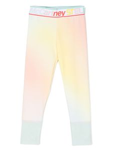 Stella McCartney Kids legging à imprimé tie dye - Jaune