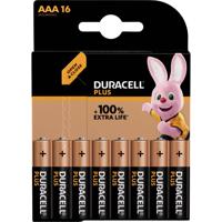 Duracell Plus-AAA CP16 AAA batterij (potlood) Alkaline 1.5 V 16 stuk(s)