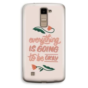 Optimistic flower girl: LG K10 (2016) Transparant Hoesje
