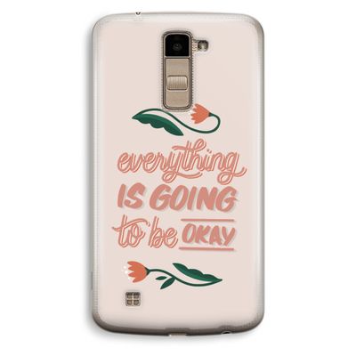 Optimistic flower girl: LG K10 (2016) Transparant Hoesje