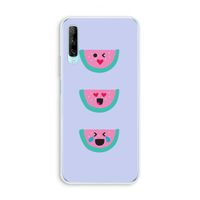 Smiley watermeloen: Huawei P Smart Pro Transparant Hoesje