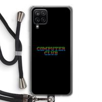 Retro: Samsung Galaxy A12 Transparant Hoesje met koord