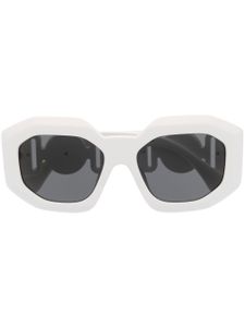 Versace Eyewear lunettes de soleil Medusa Biggie à monture carrée - Blanc