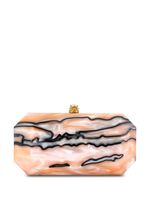 Tyler Ellis petite pochette Perry à effet marbré - Orange