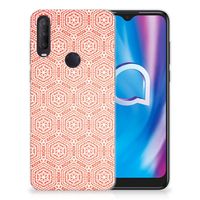 Alcatel 1S (2020) TPU bumper Pattern Orange