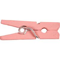 Creativ Company Mini wasknijpers, l: 25 mm, b: 3 mm, lichtrood, 36 stuk/ 1 doos Creativ Company Mini wasknijpers, l: 25 mm, b: 3 mm, lichtrood, 36 stuk/ 1 doos