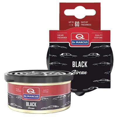 Auto luchtverfrisser Dr Marcus Aircan black 40 g Geur Blik