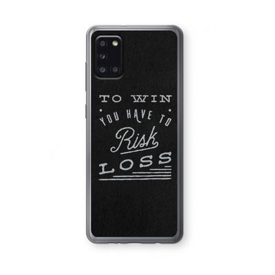 Risk loss: Samsung Galaxy A31 Transparant Hoesje