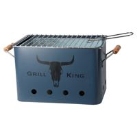 ProGarden ProGarden Barbecuegrill rechthoekig mat donkerblauw - thumbnail