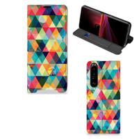 Sony Xperia 1 III | Hoesje met Magneet | Geruit
