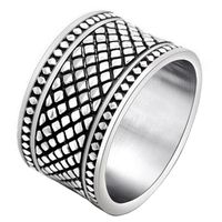 Brede edelstaal heren ring Celtic