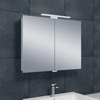 Xellanz LED Spiegelkast 80x60cm - Aluminium Design en Stopcontact