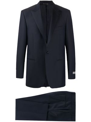 Canali costume à simple boutonnage - Bleu