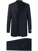 Canali costume à simple boutonnage - Bleu