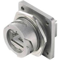Telegärtner 100007415 STX V1 RJ45-flensset metaal variant 1 100007415 Koppeling, inbouw Aantal polen: 8P8C Metaal 1 stuk(s)
