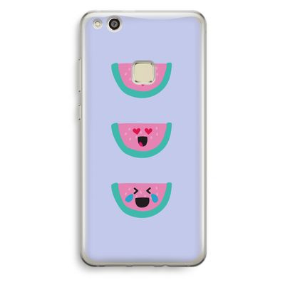 Smiley watermeloen: Huawei Ascend P10 Lite Transparant Hoesje