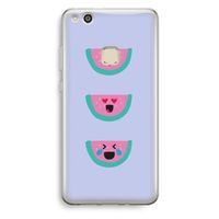 Smiley watermeloen: Huawei Ascend P10 Lite Transparant Hoesje