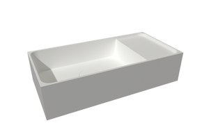 Balmani Dama fonteintje 42 x 21 cm matte Solid Surface