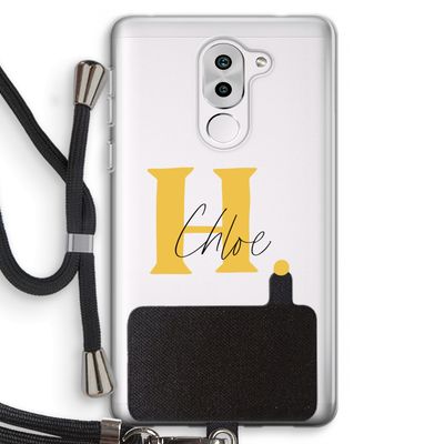Amber Script: Honor 6X Transparant Hoesje met koord