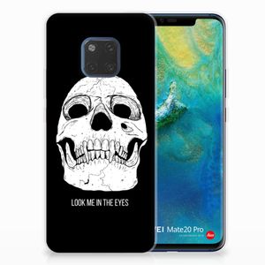 Silicone Back Case Huawei Mate 20 Pro Skull Eyes