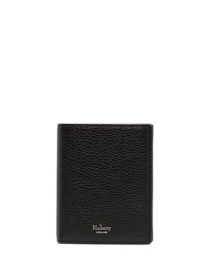 Mulberry portefeuille en cuir à détail de logo - Noir