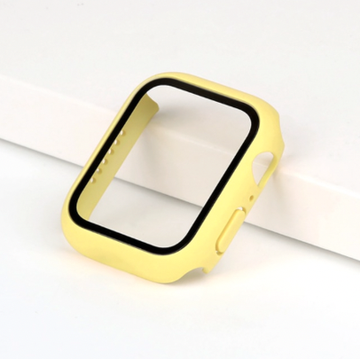 Apple Watch Hardcase Aegix - Geel - 42mm (Apple Watch 1 t/m 3) Apple Watch Hardcase Aegix - Geel - 42mm (Apple Watch 1 t/m 3)